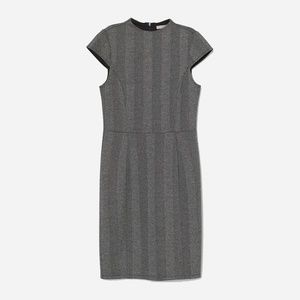 H&M black gray fitting formal dress size s